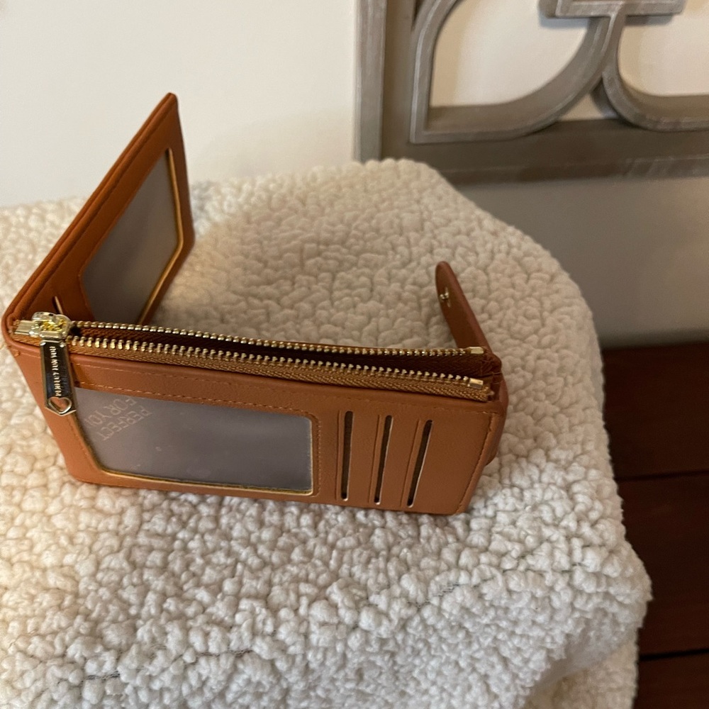 Oidery RFID Card Holder Wallet tan
